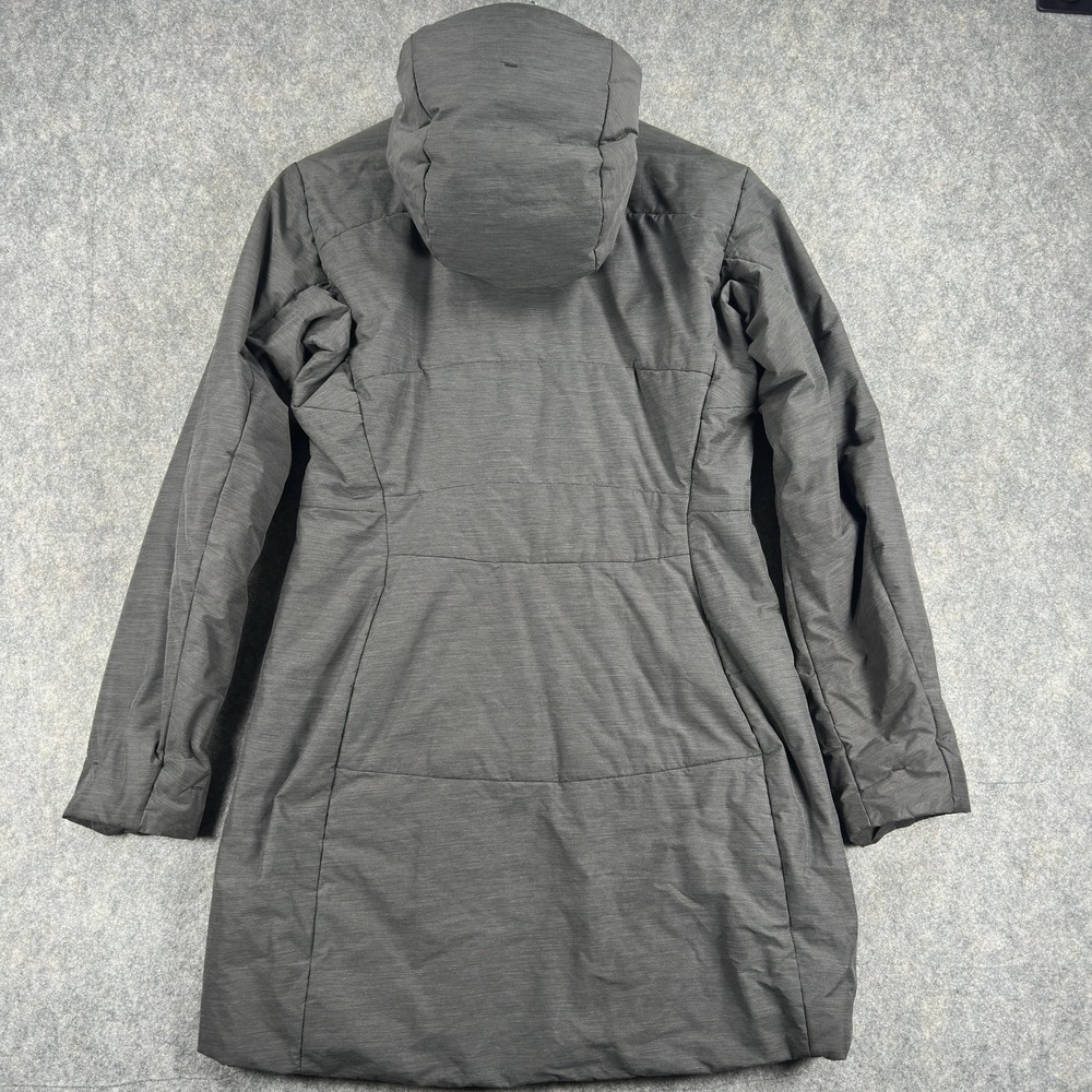 Arc'teryx Coat Womens Medium Gray Polycotton Darrah Hooded Insulated Parka - Picture 16 of 16
